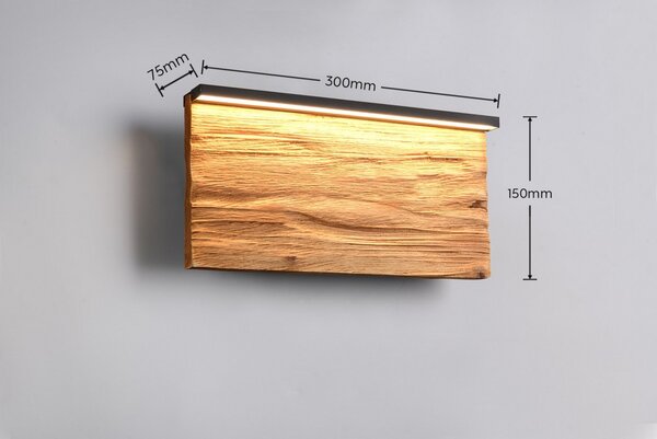 Trio 255519130 LED nástěnné svítidlo KALEA | 13W integrovaný LED zdroj | 1450lm | 3000K | Trio - SwitchDimmer