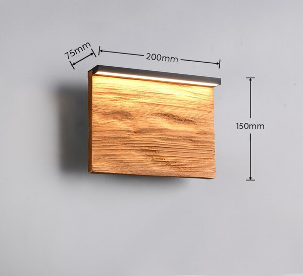 Trio 255510130 LED nástěnné svítidlo KALEA | 8W integrovaný LED zdroj | 800lm | 3000K | Trio - SwitchDimmer