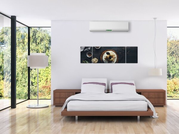 Obraz dezertu na stole (170x50 cm)