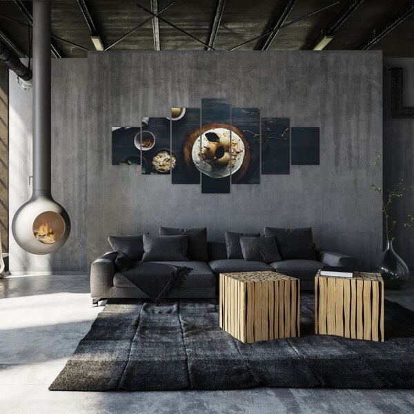 Obraz dezertu na stole (210x100 cm)