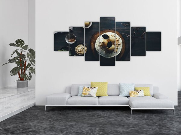 Obraz dezertu na stole (210x100 cm)