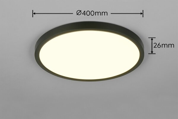 Trio R65891932 LED přisazené stropní svítidlo DRACO | 30W integrovaný LED zdroj | 4000lm | 2300+3000+4000K | Trio - SwitchDimmer