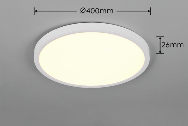 Trio R65891931 LED přisazené stropní svítidlo DRACO | 30W integrovaný LED zdroj | 4000lm | 2300+3000+4000K | Trio - SwitchDimmer