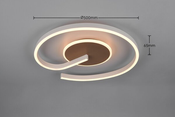 Trio R63631165 LED přisazené stropní svítidlo CALLE | 21W integrovaný LED zdroj | 2600lm | 2300+3000+4000K | Trio - SwitchDimmer