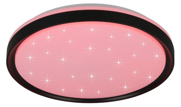 Trio R63581132 LED přisazené stropní svítidlo SOLIT | 14W integrovaný LED zdroj | 1800lm | 2700-6500K | rgb - barevné | stmívač | dálkové ovládání