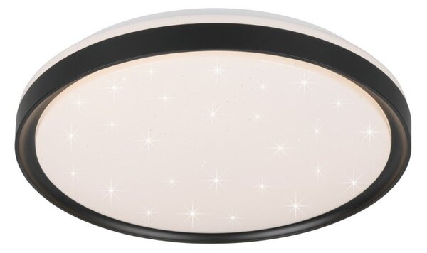 Trio R63581132 LED přisazené stropní svítidlo SOLIT | 14W integrovaný LED zdroj | 1800lm | 2700-6500K | rgb - barevné | stmívač | dálkové ovládání