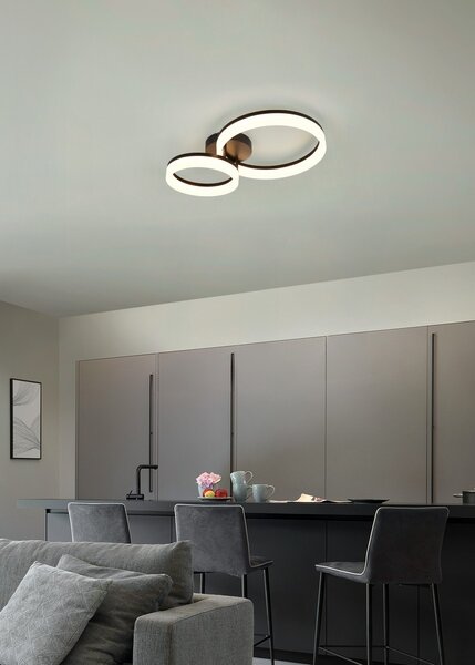 Trio R63601232 LED přisazené stropní svítidlo SCOPE | 22W integrovaný LED zdroj | 2800lm | 3000K