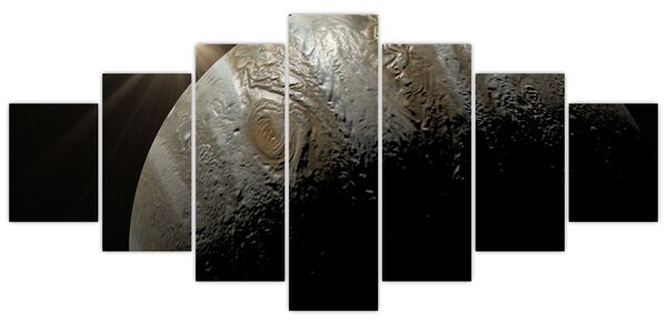 Obraz planety ve vesmíru (210x100 cm)