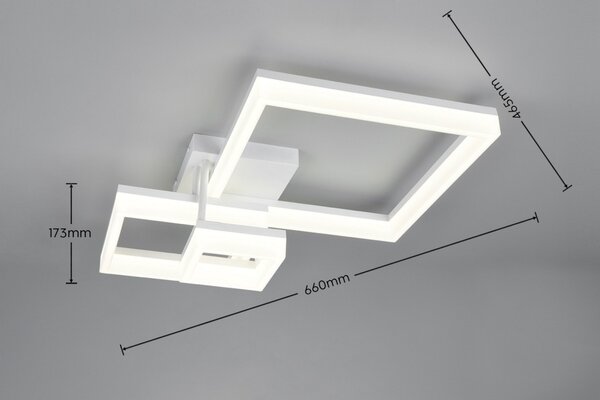 Trio R65771331 LED přisazené stropní svítidlo CAMINO | 32W integrovaný LED zdroj | 4200lm | 4000K