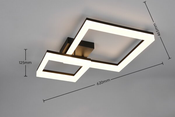 Trio R65771232 LED přisazené stropní svítidlo CAMINO | 22W integrovaný LED zdroj | 2800lm | 3000K