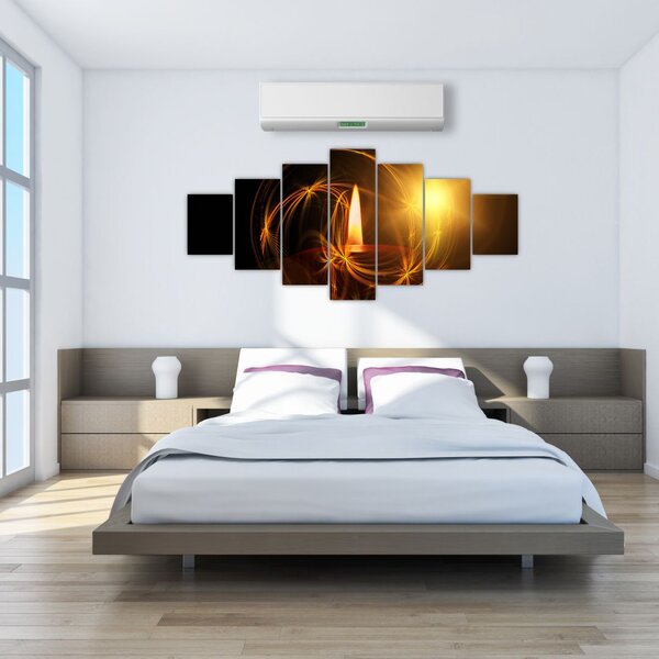 Obraz svíčky (210x100 cm)