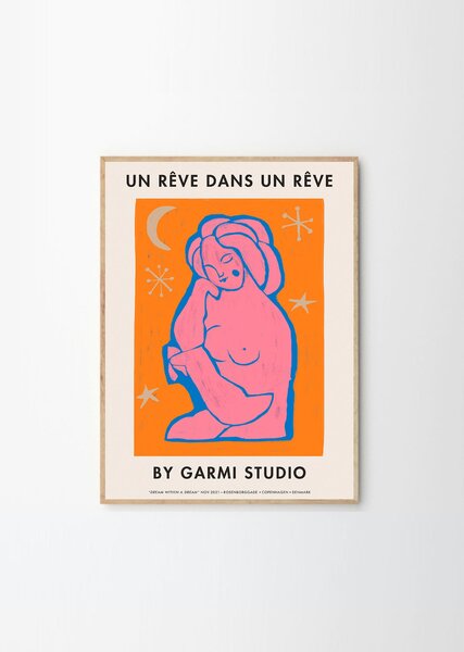 The Poster Club Plakát Dream Within A Dream Orange by Garmi A4 (21x27cm)