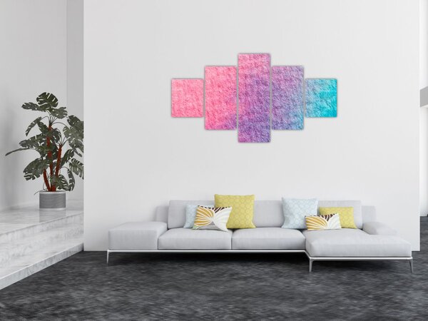 Obraz barevné textury (125x70 cm)