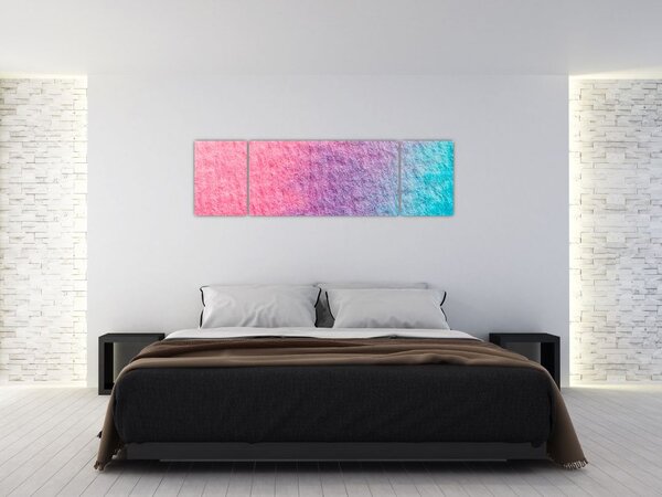 Obraz barevné textury (170x50 cm)