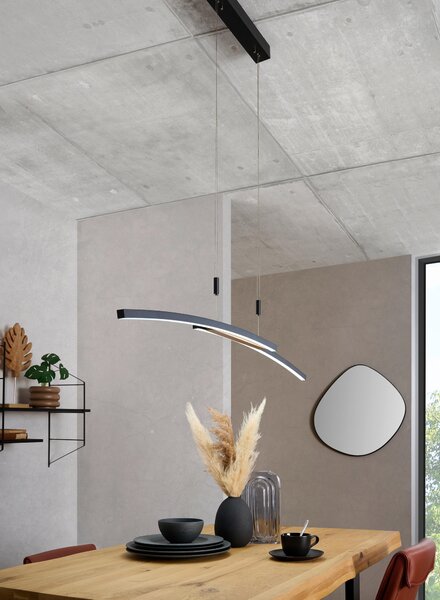 ZÁVĚSNÉ LED SVÍTIDLO, 130/6,5/155 cm Dieter Knoll - Závěsná světla