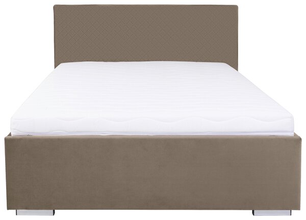 ČALOUNĚNÁ POSTEL, 120/200 cm, béžová MID.YOU - Postele s úložným prostorem, Online Only