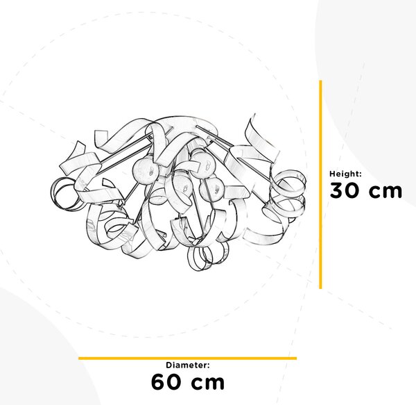 STROPNÍ SVÍTIDLO, 60/30 cm - Online Only svítidla, Online Only