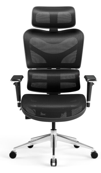 Kancelářská ergonomická židle Diablo V-Commander: Černo-Černý