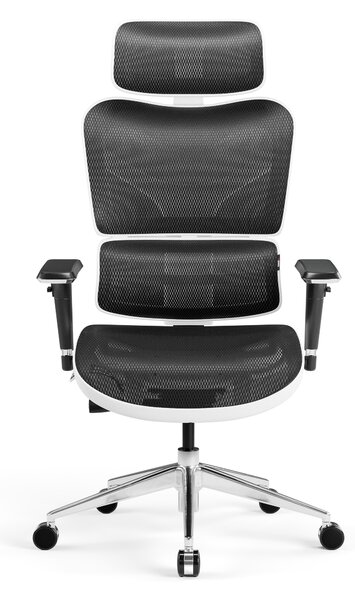 Kancelářská ergonomická židle Diablo V-Commander: Bílo-Černá