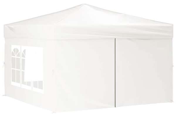 Skládací party stan s bočními stěnami bílý 3 x 3 m