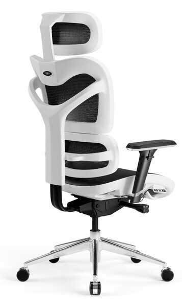 Kancelářská ergonomická židle Diablo V-Commander: Bílo-Černá