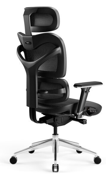 Kancelářská ergonomická židle Diablo V-Commander: černo-šedá