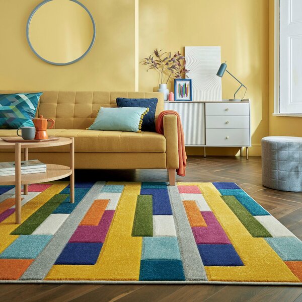 TKANÝ KOBEREC, 80/150 cm vícebarevná Flair Rugs - Online Only koberce & rohožky, Online Only