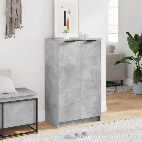 Botník betonově šedý 59 x 35 x 100,5 cm kompozitní dřevo
