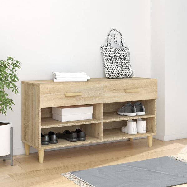Botník dub sonoma 102 x 35 x 55 cm kompozitní dřevo