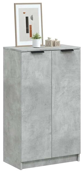 Botník betonově šedý 59 x 35 x 100,5 cm kompozitní dřevo