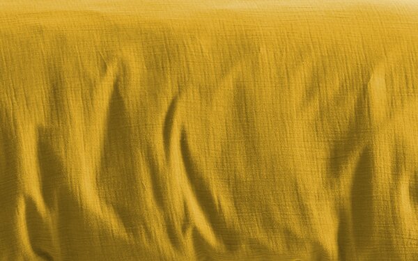 Mušelínové povlečení 140x200, 70x90 cm žluté