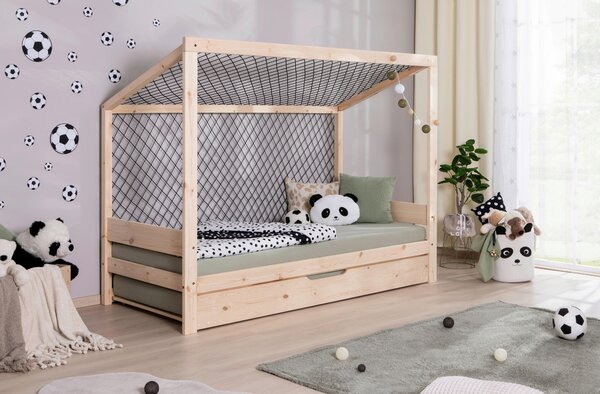 VÝSUVNÁ POSTEL, 90/200 cm, přírodní barvy MID.YOU - Online Only dětské postele, Online Only