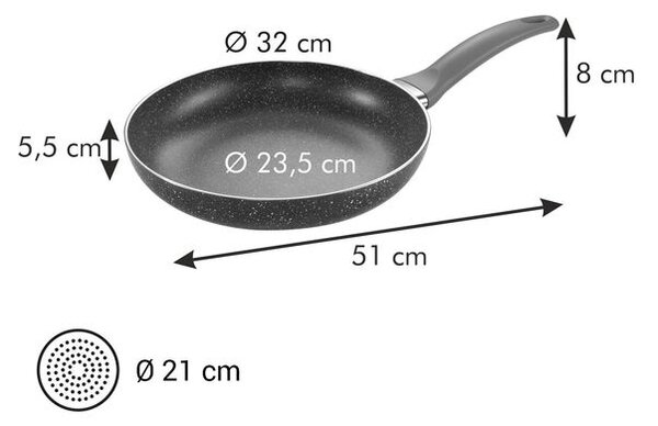 Pánev MANICO ROSSO ø 32 cm