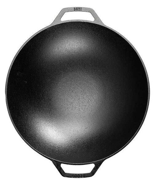 Litinová pánev Wok Lodge 35 cm