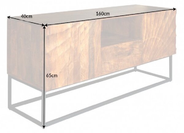 Massive home | Designový TV stolek 160 cm Scorpion mango