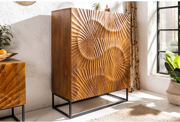 Massive home | Vysoká komoda SCORPION 120cm 3D masiv mango