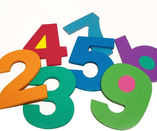 Pěnová podložka pro děti PUZZLE, 86 dílů, vícebarevná Spielwerk