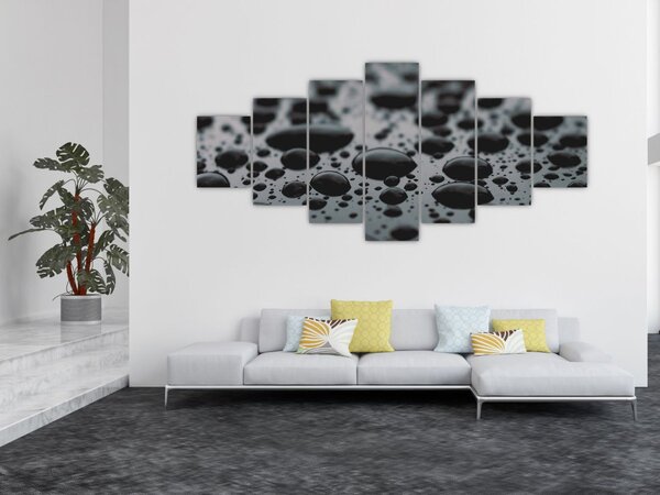 Obraz kapek vody (210x100 cm)