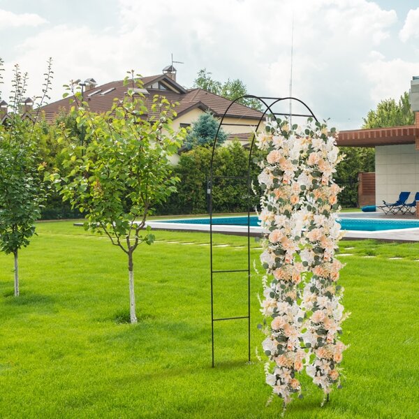 Oblouková opora na růže 240x140x37cm Gardebruk