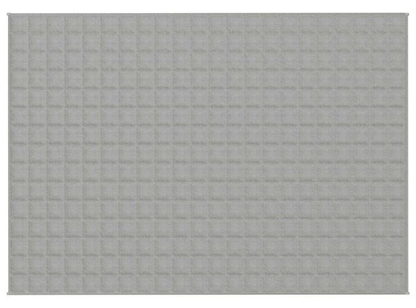 Zátěžová deka šedá 155 x 220 cm 7 kg textil