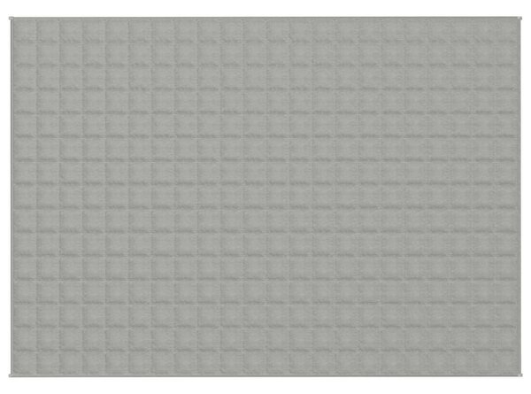 Zátěžová deka šedá 155 x 220 cm 11 kg textil