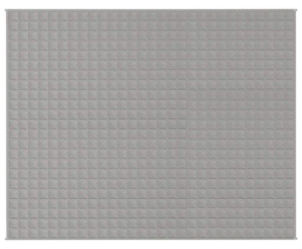Zátěžová deka šedá 235 x 290 cm 11 kg textil