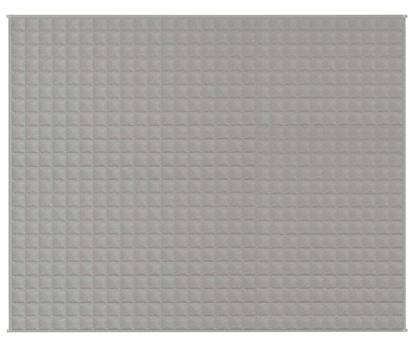 Zátěžová deka šedá 235 x 290 cm 15 kg textil