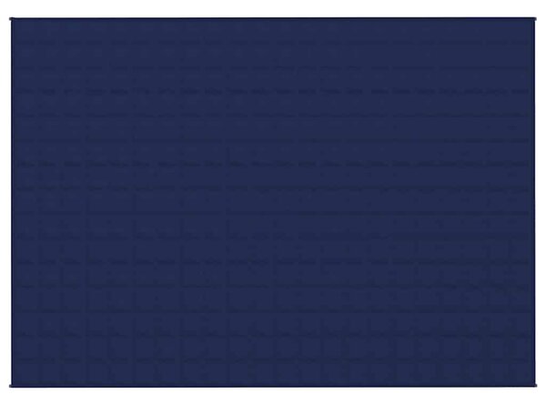 Zátěžová deka modrá 155 x 220 cm 7 kg textil