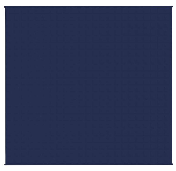 Zátěžová deka modrá 220 x 235 cm 15 kg textil