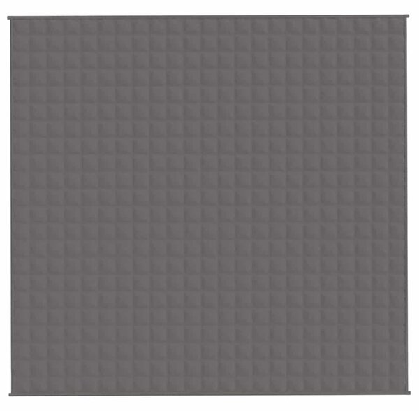 Zátěžová deka šedá 220 x 235 cm 11 kg textil