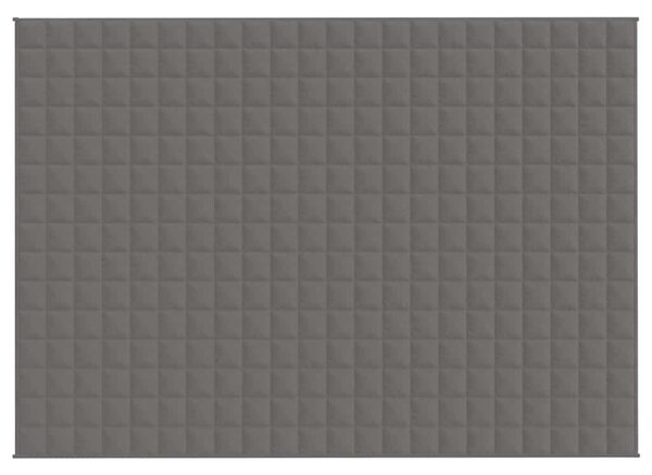 Zátěžová deka šedá 155 x 220 cm 11 kg textil