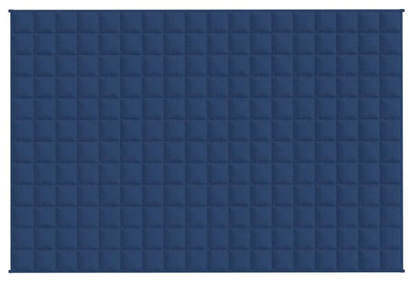 Zátěžová deka modrá 120 x 180 cm 9 kg textil