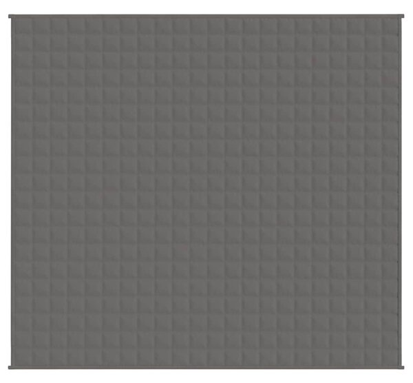 Zátěžová deka šedá 200 x 225 cm 9 kg textil