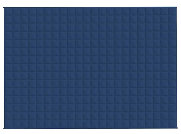 Zátěžová deka modrá 155 x 220 cm 11 kg textil